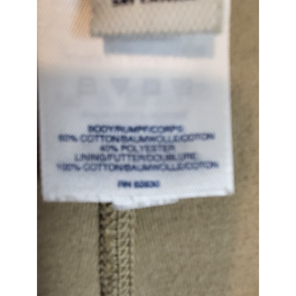 Lands End Womens Skort Skirt Elastic Waist Mid Rise Zip Solid Tan Size 14 - Picture 7 of 7